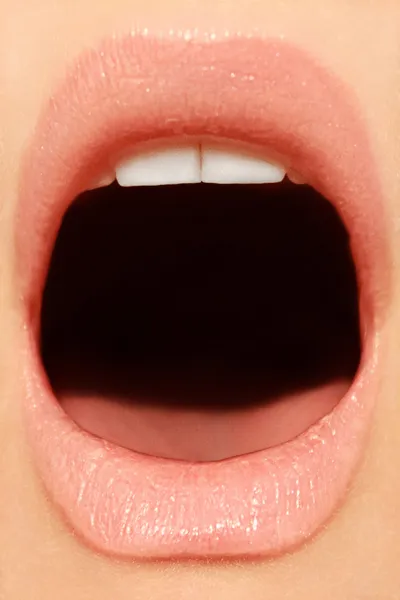 Открытый рот — стоковое фото