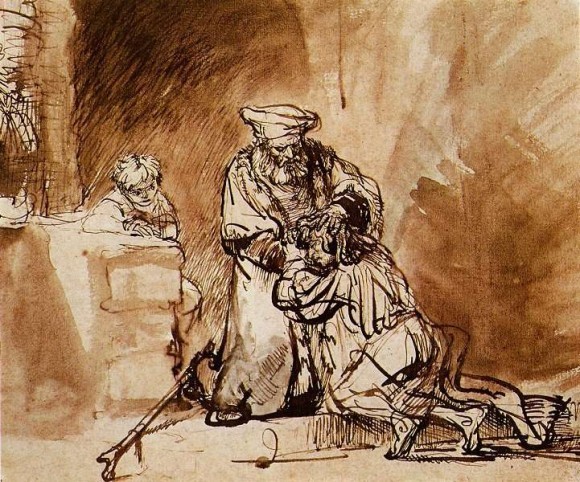 Рембрандт, "Блудный сын", 1642 год